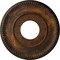 Ekena Millwork Bradford Ceiling Medallion (Fits Canopies up to 6 5/8"), 12 1/2"OD x 3 7/8"ID x 3/4"P, Rust CM12BRRUS - alternate 1